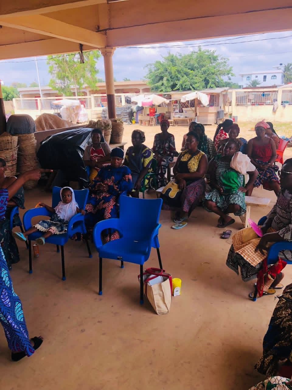 Sensibilisation au marché de Bè Klikamé 🧺